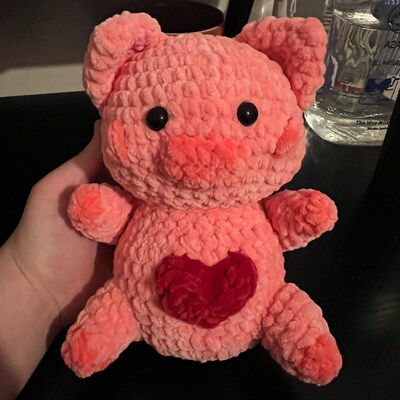 Crochet Pattern Susu the Valentine Pig - Etsy