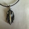 Sterling Silver Skull Pendant Necklace - Etsy