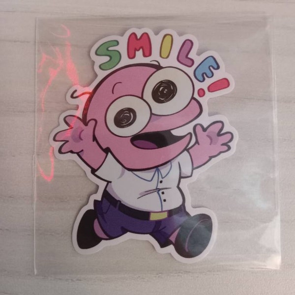 Smiling Friends Pim Sticker - Die Cut Vinyl Sticker 2.5