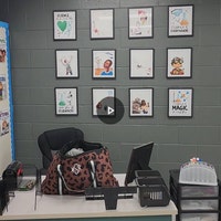 YA Lit Books Gallery Wall Classroom Decor, Middle School, High School ...