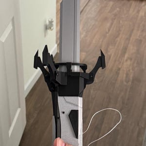 Steampunk Retractable Sword Prop 3D Printed Foldable Cosplay Blade