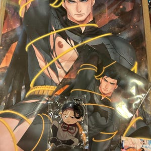 Black Haired Daddy FRONT Unofficial Fan Art Keychain - Etsy