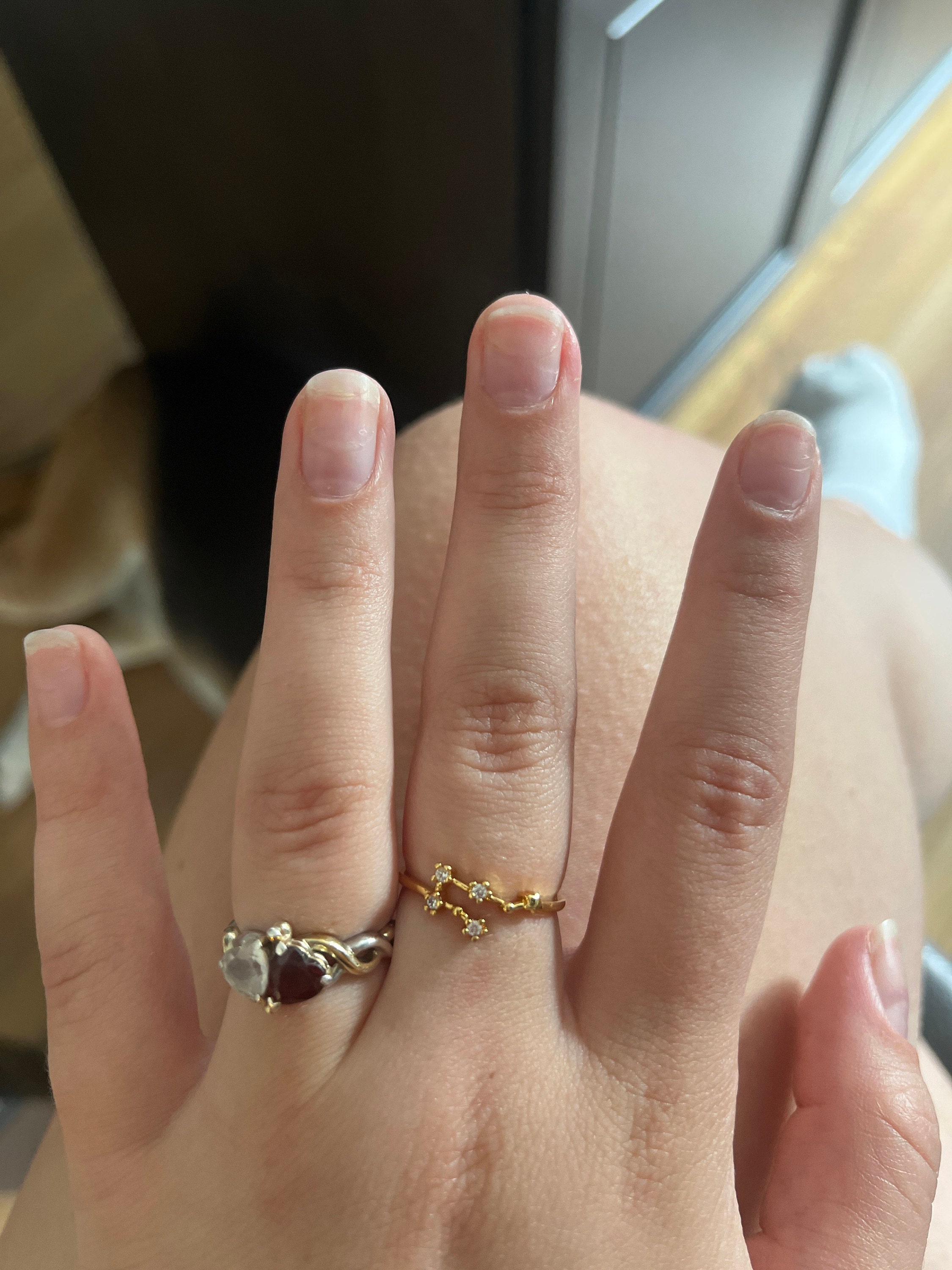 Dainty Zodiac Star Ring For Women Constellation Astrology Horoscope Jewelry Personalized Celestial Birthday Gift Mother&#39;s Day Gift In Box