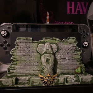 Zelda Inspired Switch Dock Cover. Handpinted Fits ORIGINAL or OLED Dock ...