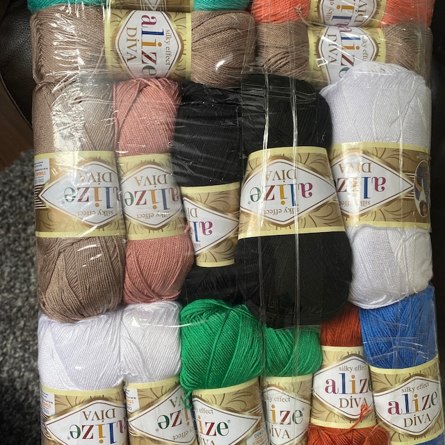 Alize Diva Yarn, 100% Acrylic, 100 Grams, 350 Meters, Yarn Baby Blanket,  Yarn Baby Boats, Yarn Baby Bonnet, Yarn Baby Cardigan, Yarn Baby -   Finland