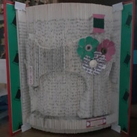 Sewing Machine Book Folding Pattern + Tutorial, Cut and Fold, Free ...