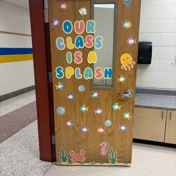 Printable Ocean Classroom Door Decor Kit | Editable Back to School ...
