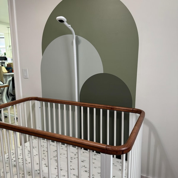 Dusty Green Modern Arch Wall Decal | Peel and Stick Arch Wall Sticker ...