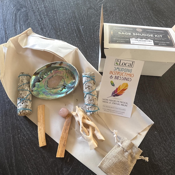 Smudge Kit Sage Smudge Kit With 2 White Sage Bundles 4