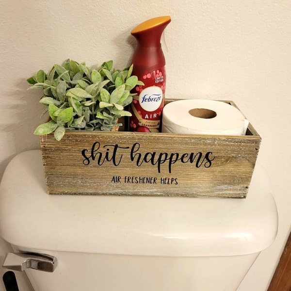Shit Happens Air Freshener Helps Toilet Paper Holder Toilet Paper Box shit-happens-air-freshener-helps-toilet-paper-holder-toilet-paper-box