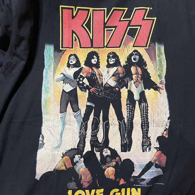 【☆当時物☆】70s KISS LOVE GUN ロックTシャツ 古着 希少 Kiss Love Gun Black Adult Classic T-shirt - Etsy