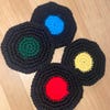 Record Set Crochet Pattern for Record Coasters Easy Crochet Pattern for ...