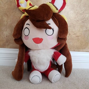 genshin impact amber baron bunny plush
