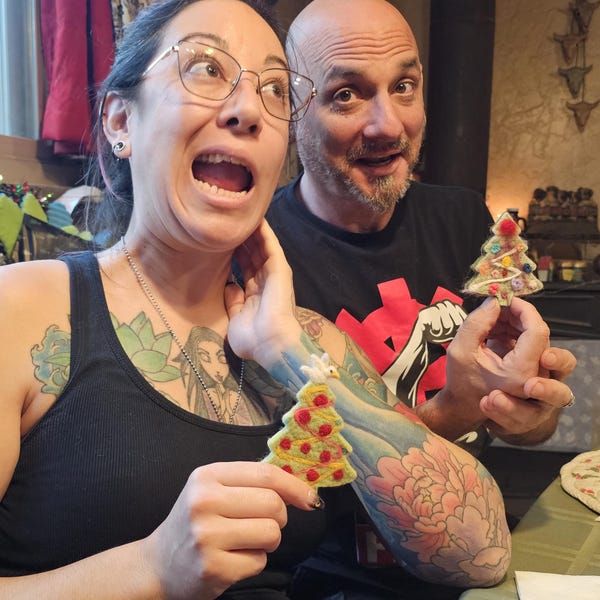 Felt christmas garland etsy