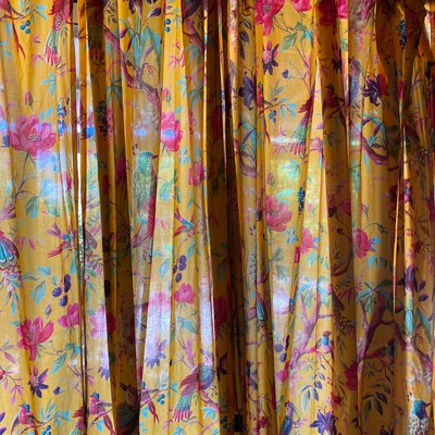 Frida Boho Curtains, Eclectic Curtains, Frida Curtains, Boho Decor ...