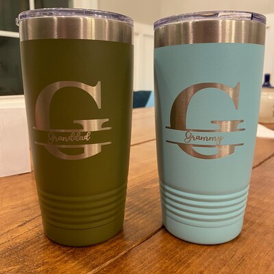 Personalized Laser Engraved Water Bottle With Custom Logo Name Text ...