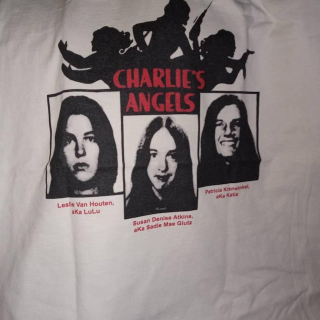 Vintage Charles Manson Family Charlies Angels Novelty Men's