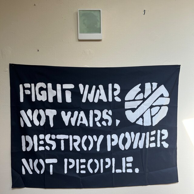 CRASS Fight War Not Wars, Destroy Power Not People Tapestry - Etsy