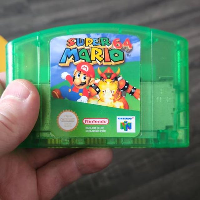スーパーマリオ64（PAL/USA）用交換ラベル | Nintendo 64用スーパー