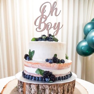 Baby Name Cake Topper, Baby Girl or Baby Boy Cake Topper, Baby