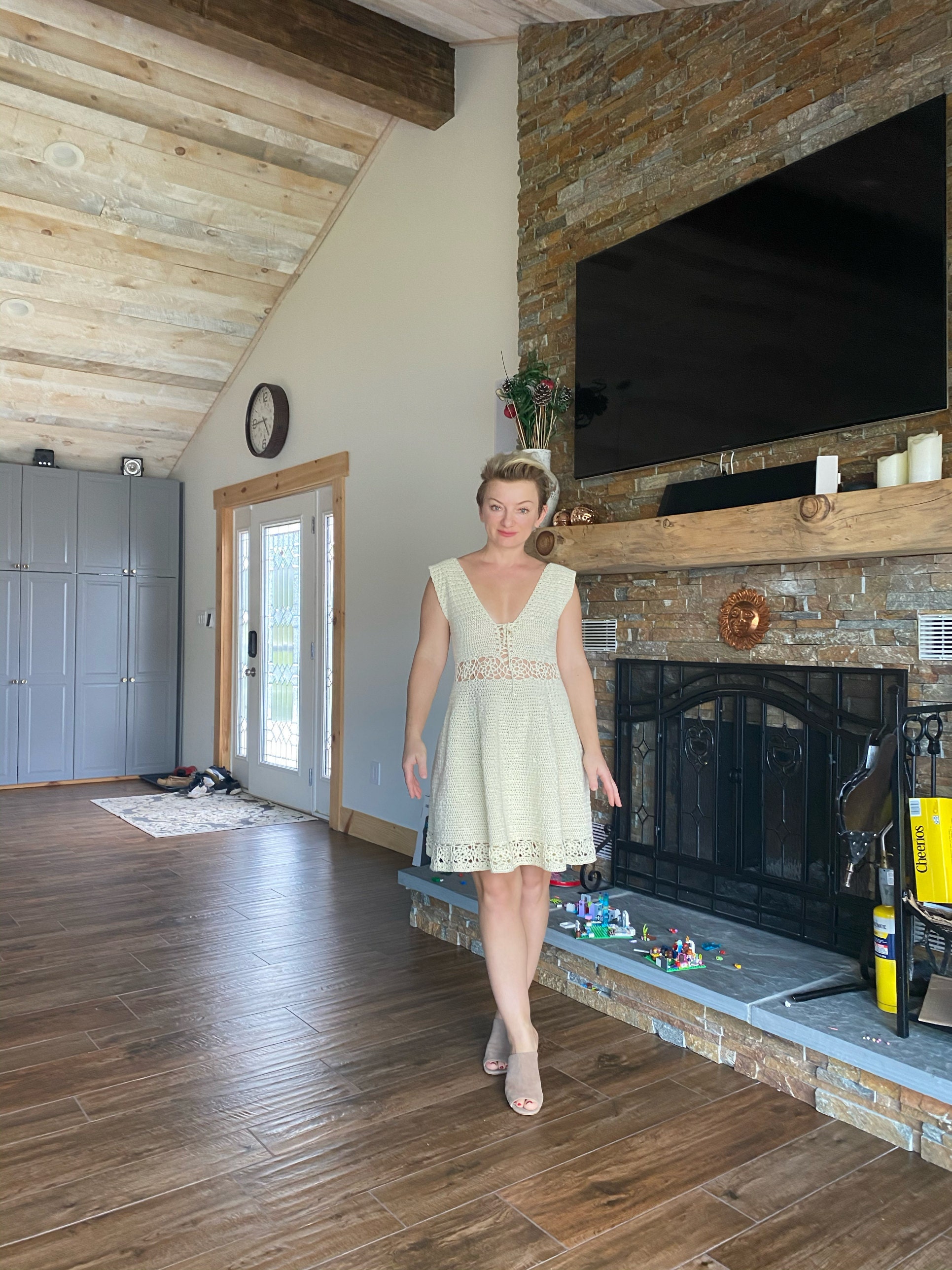 Customer-made Dimension crochet dress