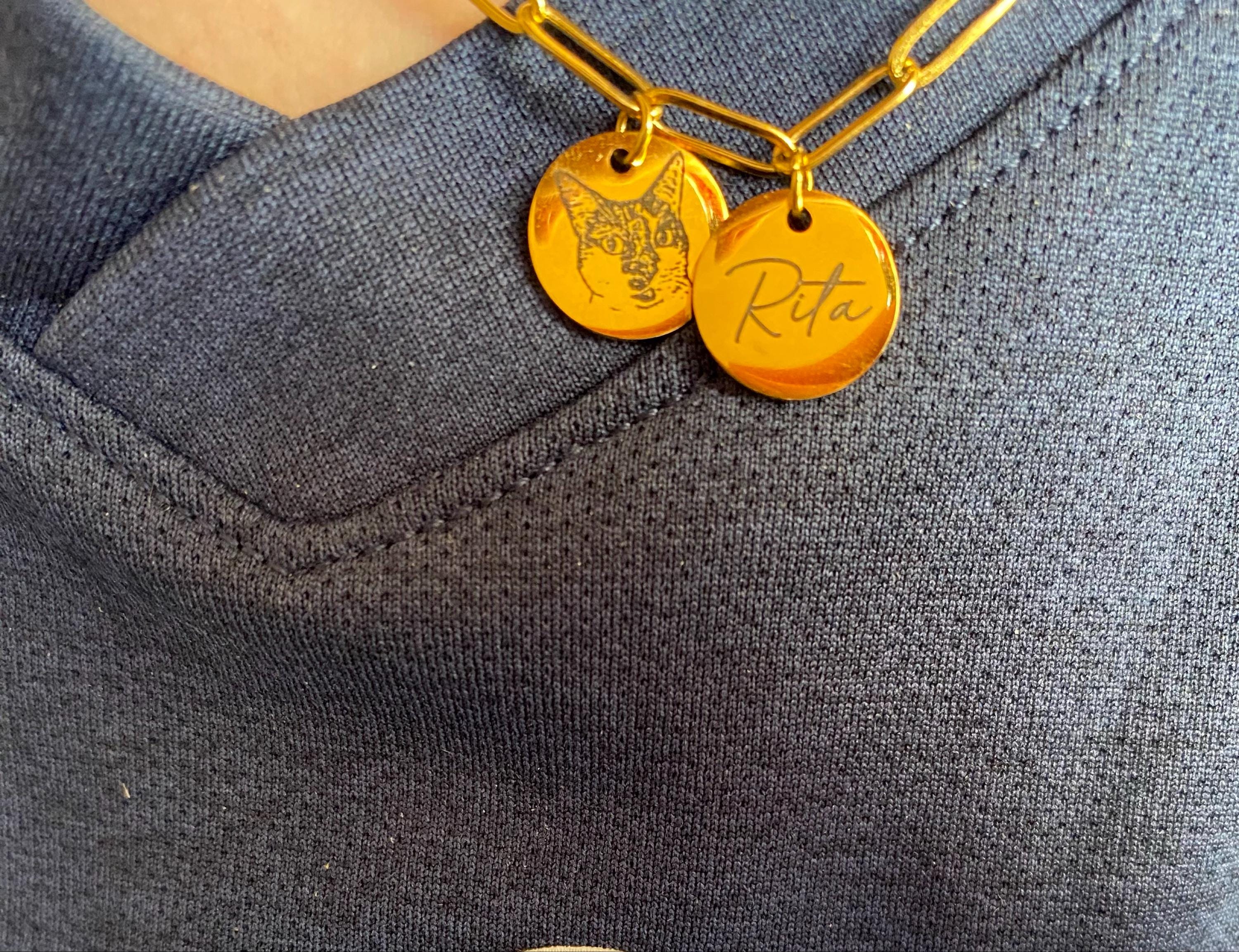 Pet Memorial Gifts Pet Lover Gifts Mother&#39;s Day Gift for Her Dog Necklace Personalized Jewelry for Kids Cat Mom Dog Pet