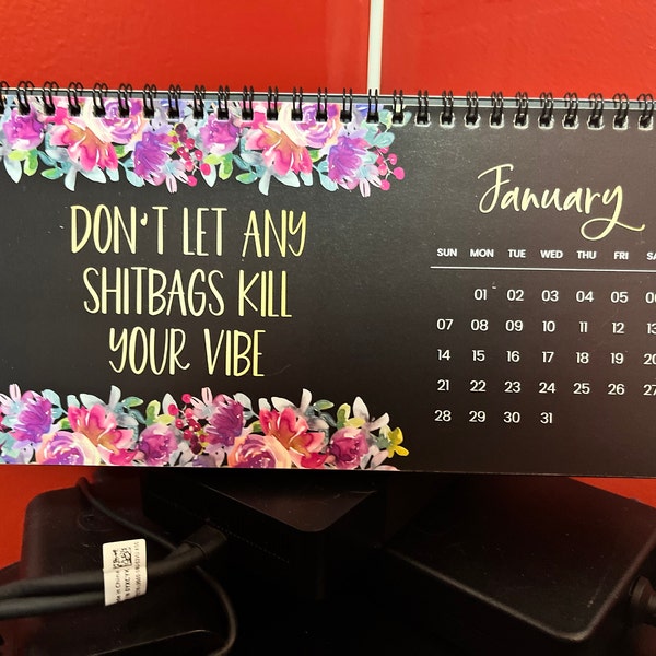 2025 Funny Swear Sarcastic Wall Calendar for Women, Friends, Coworkers