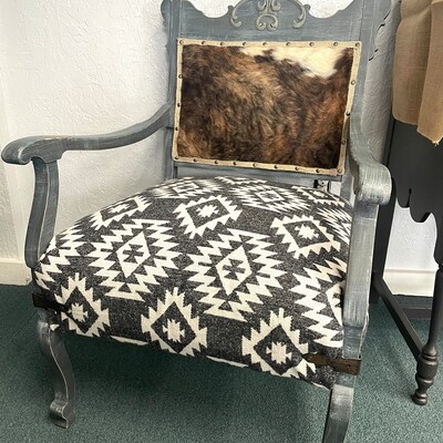 Aztec Wool Fabric by Meter / Southwestern / Printed Wool/ Soft - Etsy