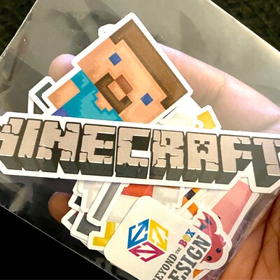 Minecraft Stickers Pack of 17 - Etsy
