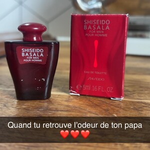 MINIATURA 5 ml Shiseido Basara/Basala Eau de Toilette Perfume para