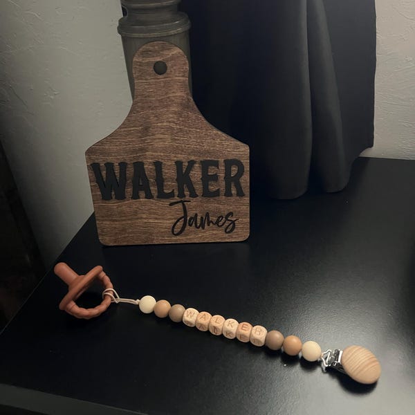 Personalized Bag Tag, Diaper Bag Name Tag, Diaper Bag Keychain