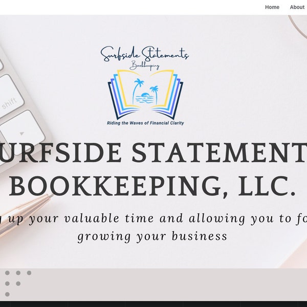 Bookkeeping Website Template Accountants Website Template Canva Bookkeeping Website Template Accountants Website Template Canva