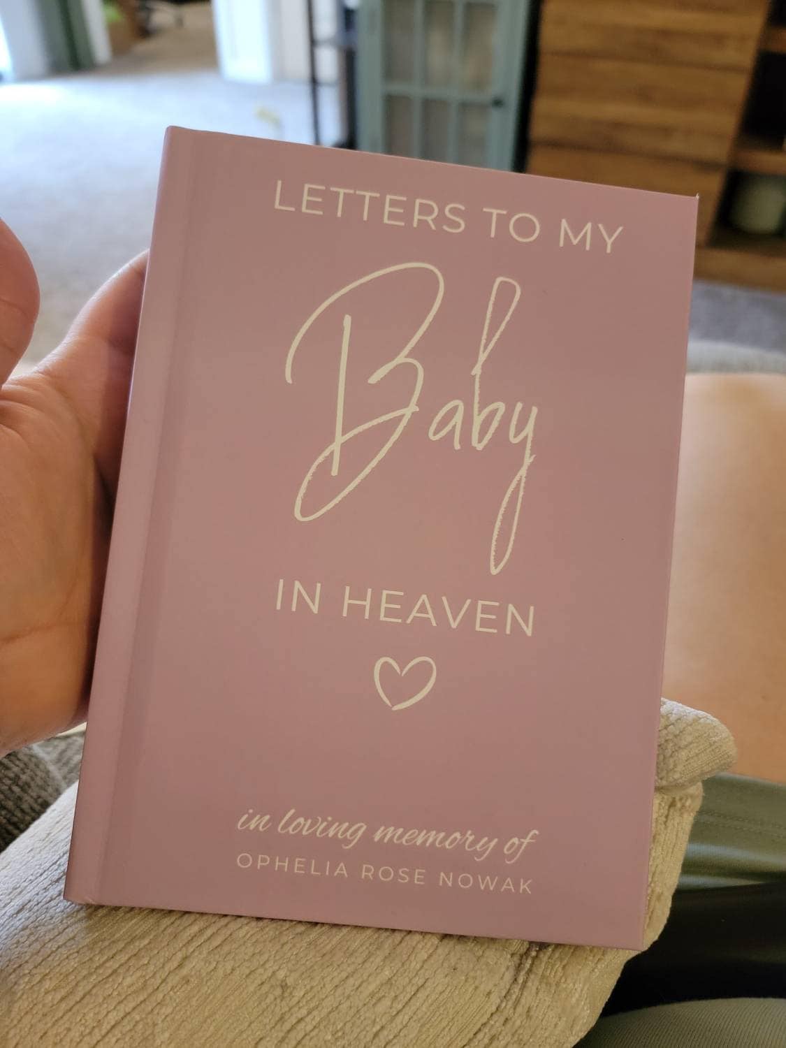 Letters to My Baby In Heaven Infant Loss Gift, Stillborn, Miscarriage Gift, Pregnancy loss gift, Grief Journal, Dear Baby Memorial Journal