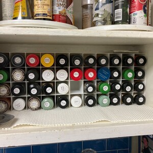 In-cabinet Spice Organizer Custom Sized Spice Rack to Fit Any Space ...