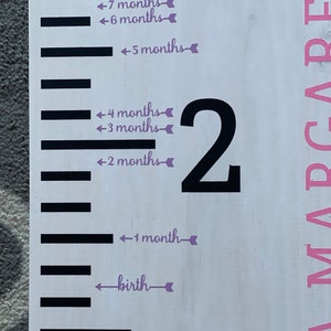 Growth Chart Markers Height Marker Decals - Etsy