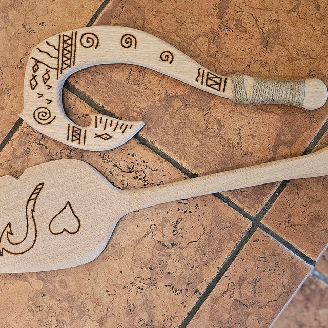 Buy Handcrafted Moana Oar, Moana Paddle, Wooden Oar, Moana Costume