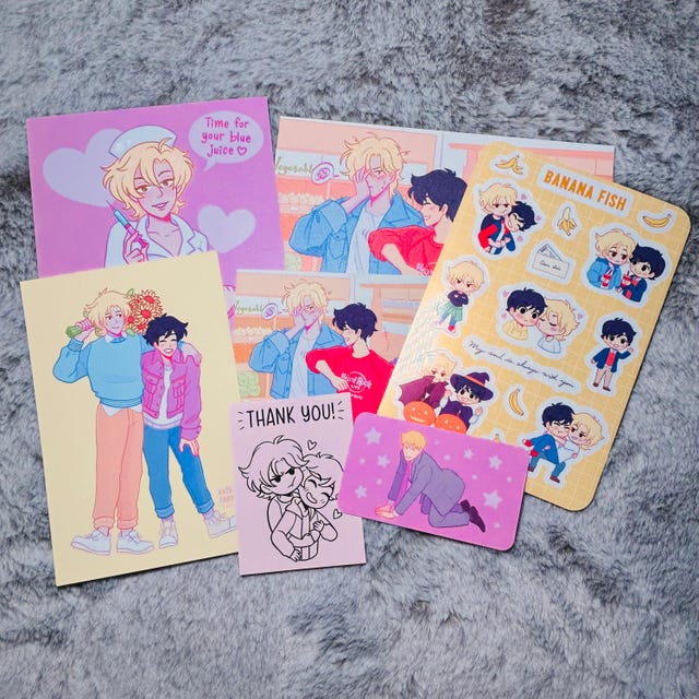 Banana Fish Inspired Print - Etsy