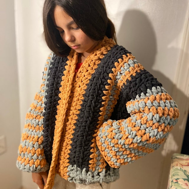 CROCHET Pattern•crochet Cardigan,sizes XS/S Through 4x CROCHET Pattern•crochet Cardigan,sizes XS/S Through 4x