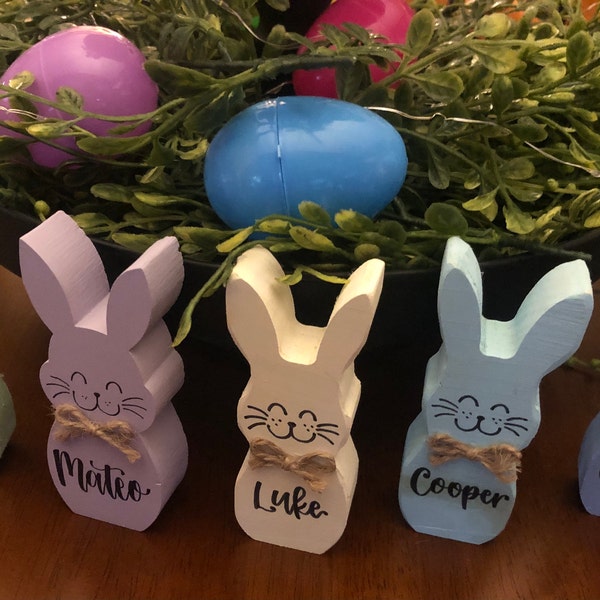 A Bunny Hug Is The Best Hug - Family Personalized Custom Easter Bunny Plush - Easter Gift For Family Members main image 1