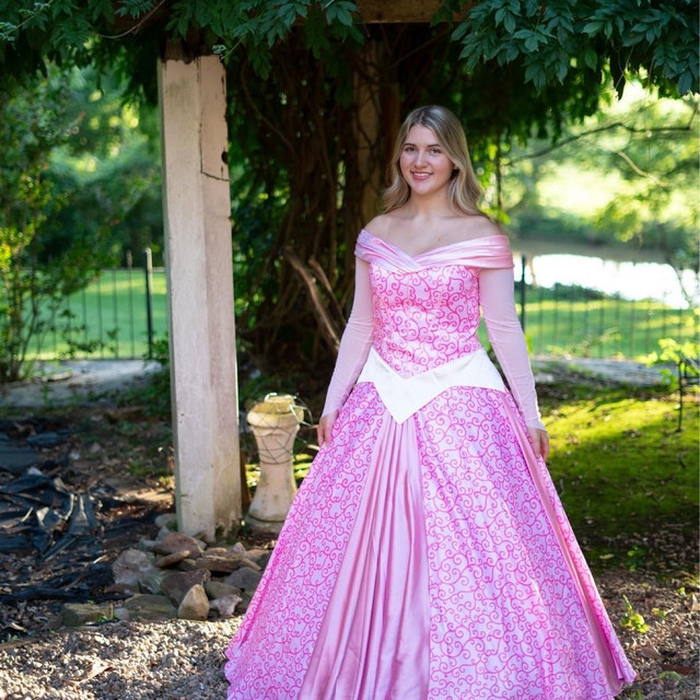 Likely aurora gown pink hot sale
