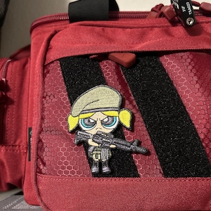 Tactical Girl Embroidered Patch