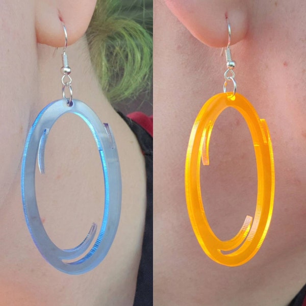 •PORTAL DAGGERS• mixed metal dangle earrings
