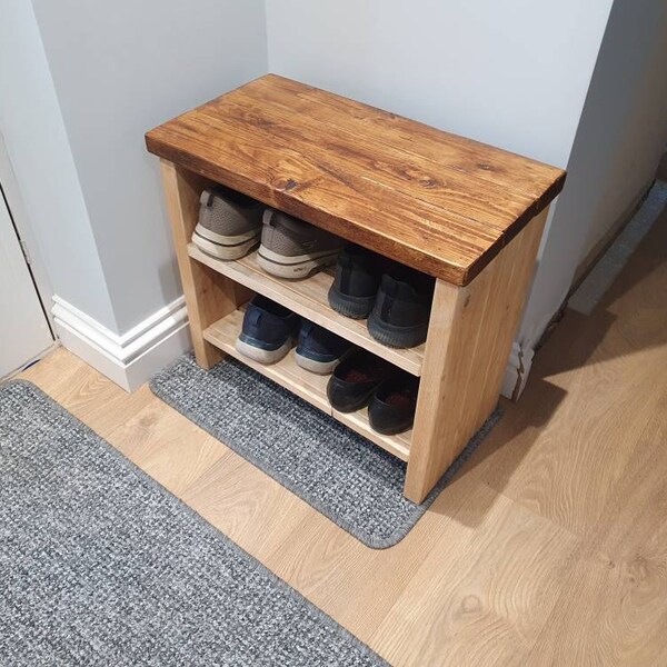 Shoe Rack Bench (small) - Etsy