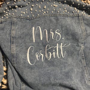 Custom Embroidered Mrs Sweatshirt - Bride To Be Hoodie For Wedding Parties & Engagements