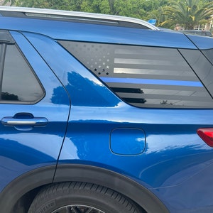Fits 2011-2019 Ford Explorer Rear Side Windows Arizona Flag Decal ...