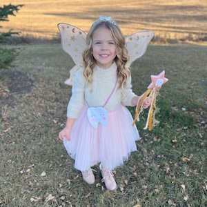 Tooth Fairy Crown Tiara Headband, Tooth Fairy Costume Cosplay Outfit, Tooth Fairy Magical Gift, Tooth Fairy Pillow, Tooth Fairy Photo Shoot