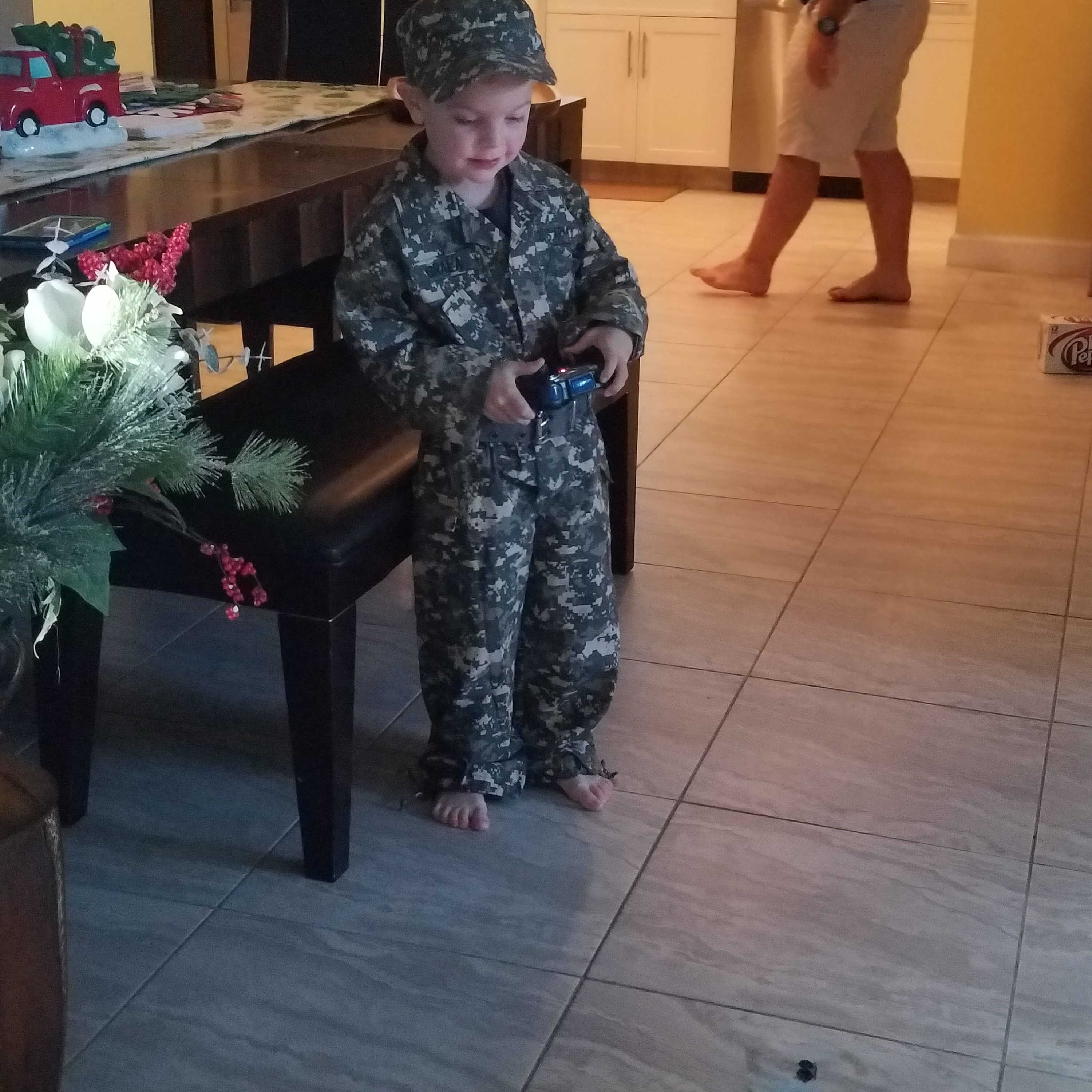 Kid&#39;s Army Costume | Authentically PERSONALIZED | FREE Camo Hat | Kid&#39;s Camo Costume | Kid&#39;s Birthday gift | Kid&#39;s Christmas Present