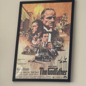 ゴッドファーザー 1972年 クラシック ヴィンテージ 映画ポスター