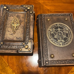 Pentagram Leather Journal: Large 7.5 X 10 Inches, 600 Blank Pages  Unleashing the Power of the Elements 