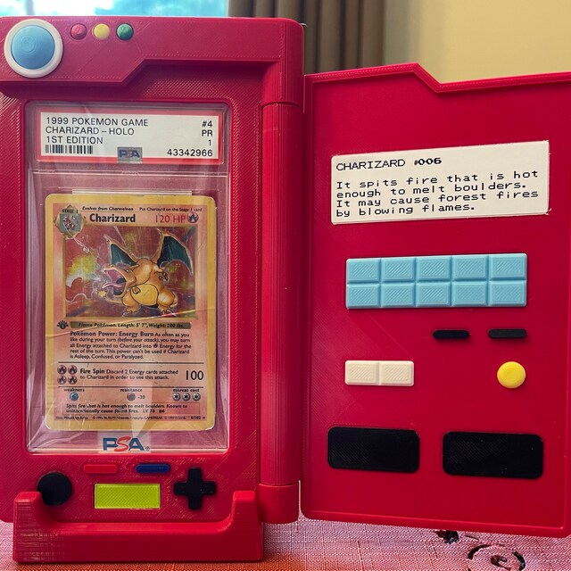 Pokedex for a Graded Pokemon Card